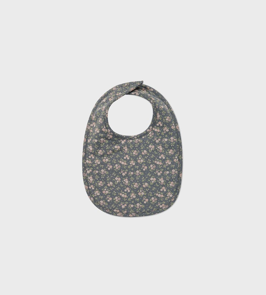 Jamie Kay | Organic Cotton Bib | Rosalie Floral Lava