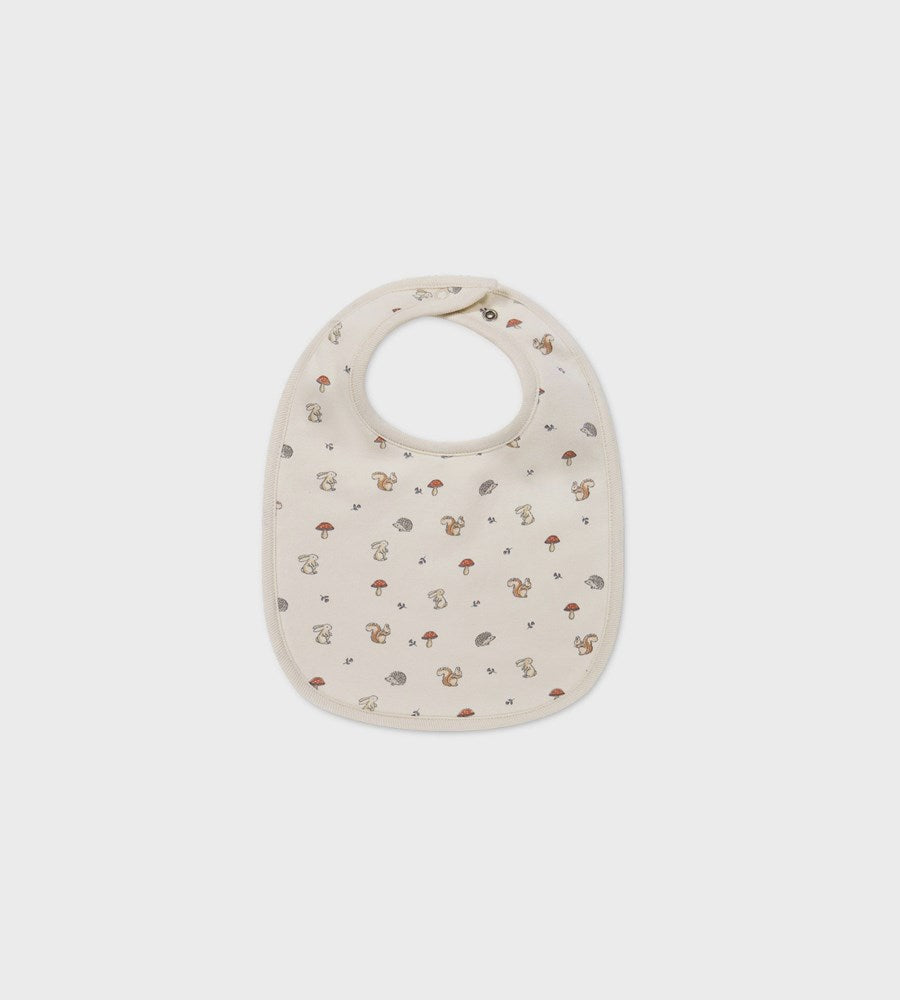 Jamie Kay | Organic Cotton Bib | Woodland Friends