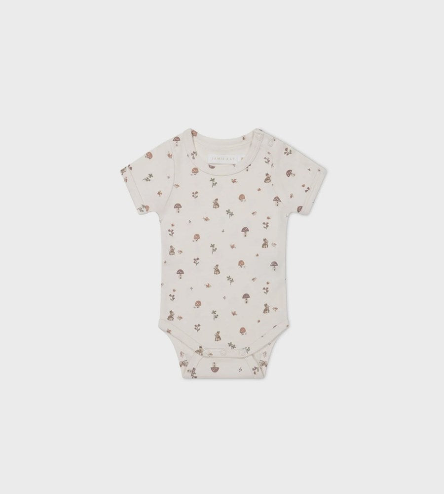 Jamie Kay | Organic Cotton Hudson Short Sleeve Bodysuit | Foraging Friends