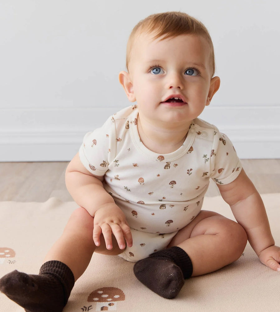 Jamie Kay | Organic Cotton Hudson Short Sleeve Bodysuit | Foraging Friends