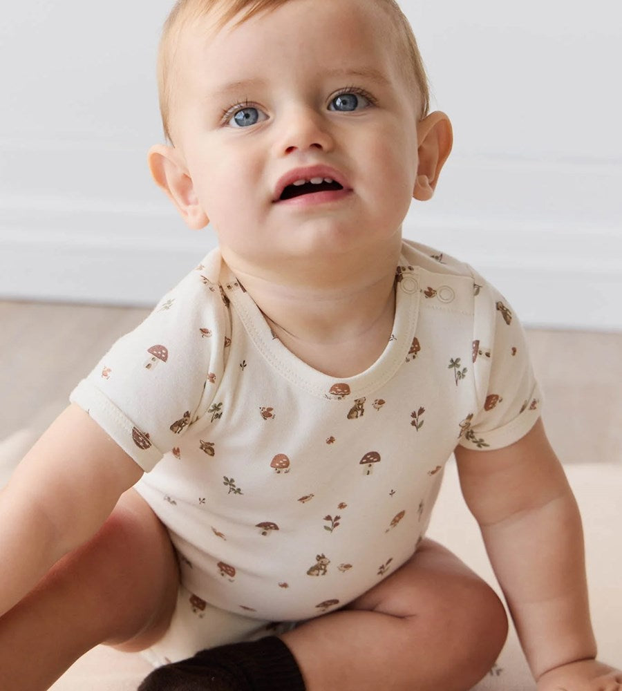 Jamie Kay | Organic Cotton Hudson Short Sleeve Bodysuit | Foraging Friends