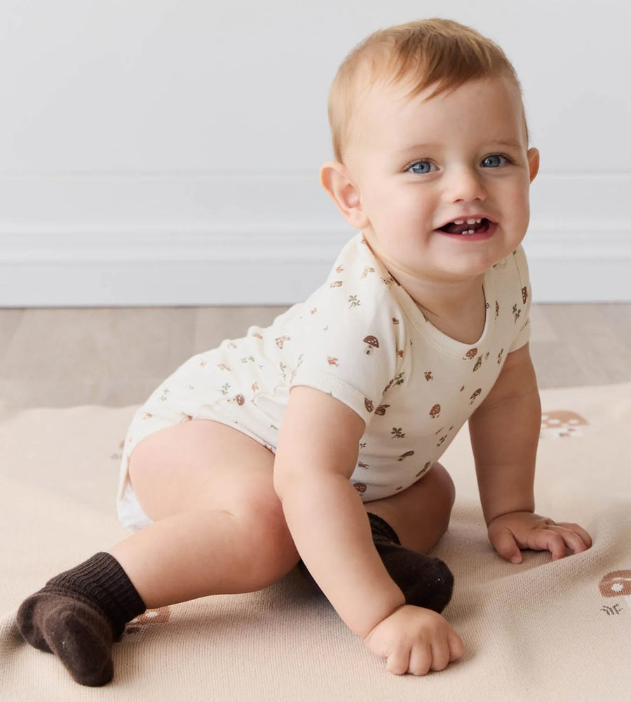 Jamie Kay | Organic Cotton Hudson Short Sleeve Bodysuit | Foraging Friends