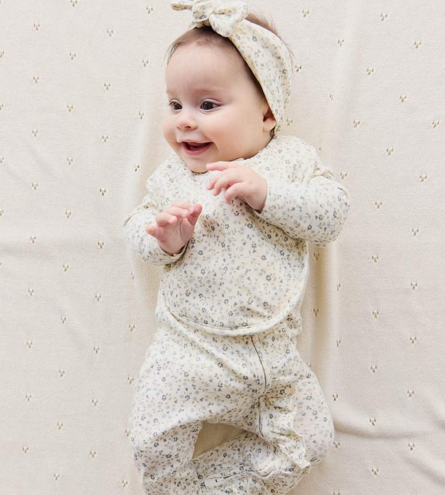 Jamie Kay | Organic Cotton Melanie Onepiece | Dainty Egret Blues