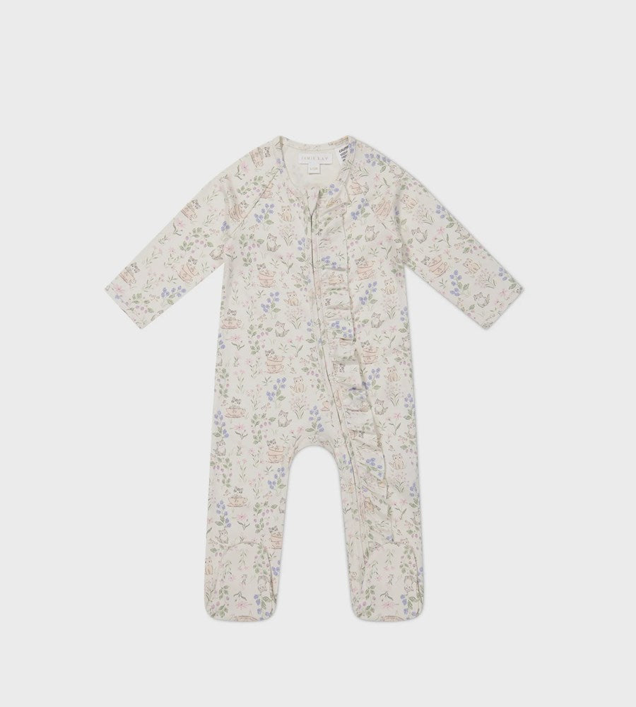 Jamie Kay | Organic Cotton Melanie Onepiece | Moons Garden Lavender