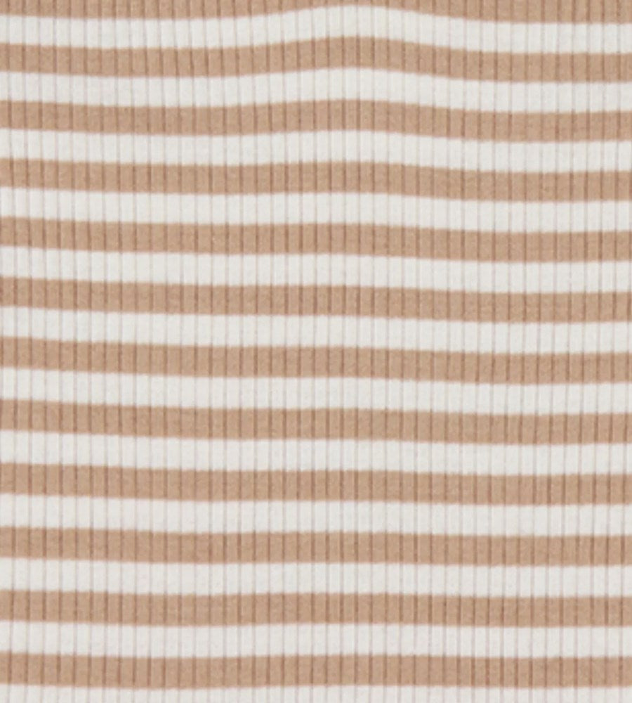 Jamie Kay | Organic Cotton Modal Long Sleeve Top | Narrow Stripe Baker/Cloud