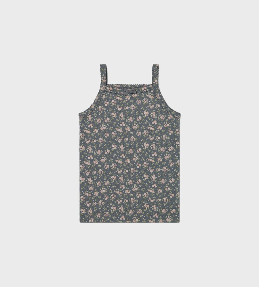 Jamie Kay | Organic Cotton Singlet | Rosalie Floral Lava