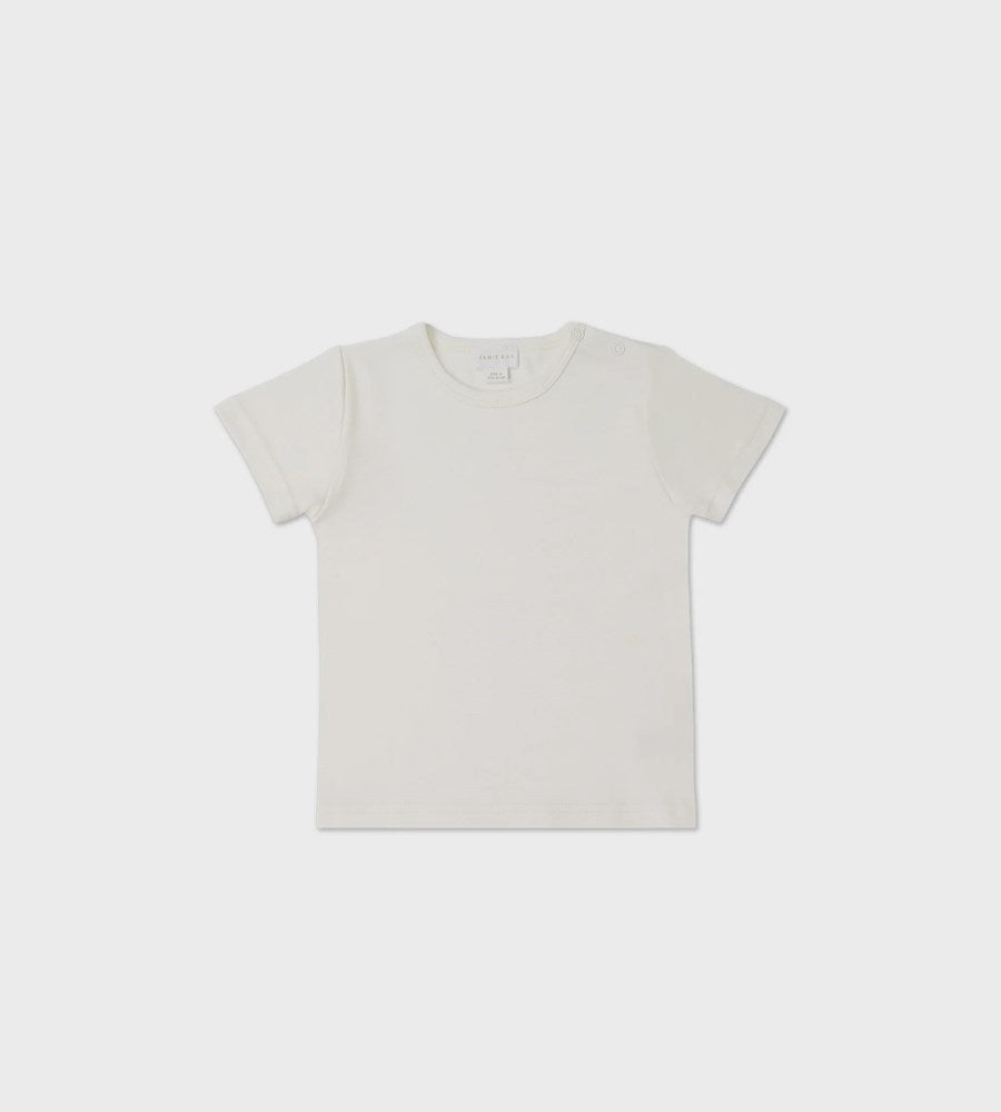 Jamie Kay | Pima Cotton Aude Tee | Whisper