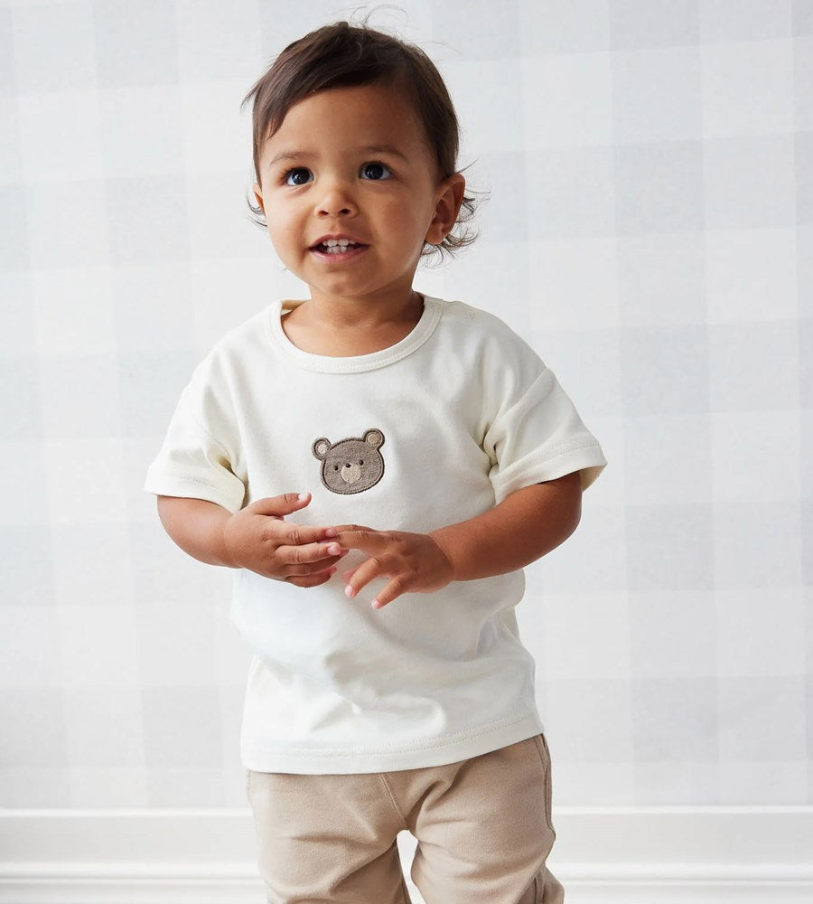 Jamie Kay | Pima Cotton Hunter Tee | Cloud Bear