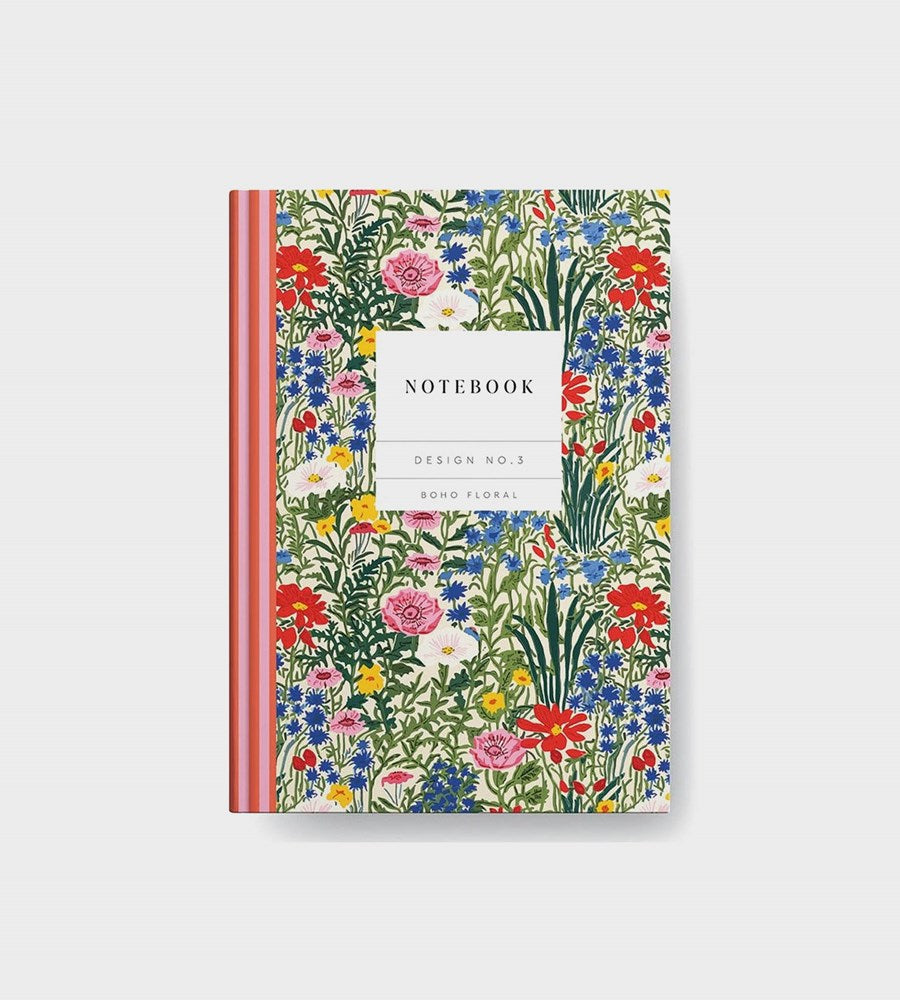 Kaleido | A5 Hardback Notebook | Boho Floral