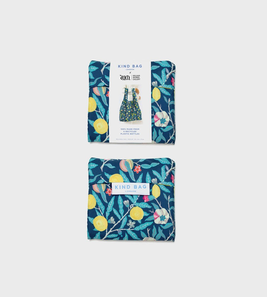 Kind Bag | Reusable Bag | Collab William Morris |Fruits