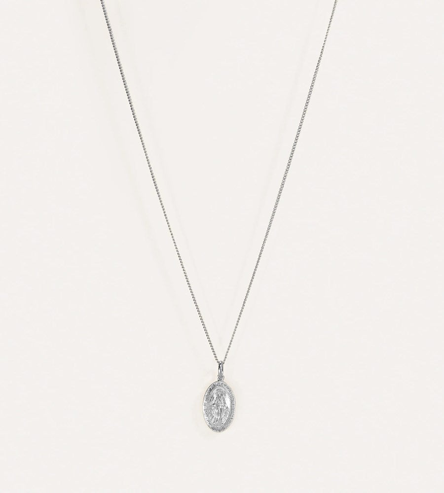 La Dailie | Everyday St Mary necklace | Silver