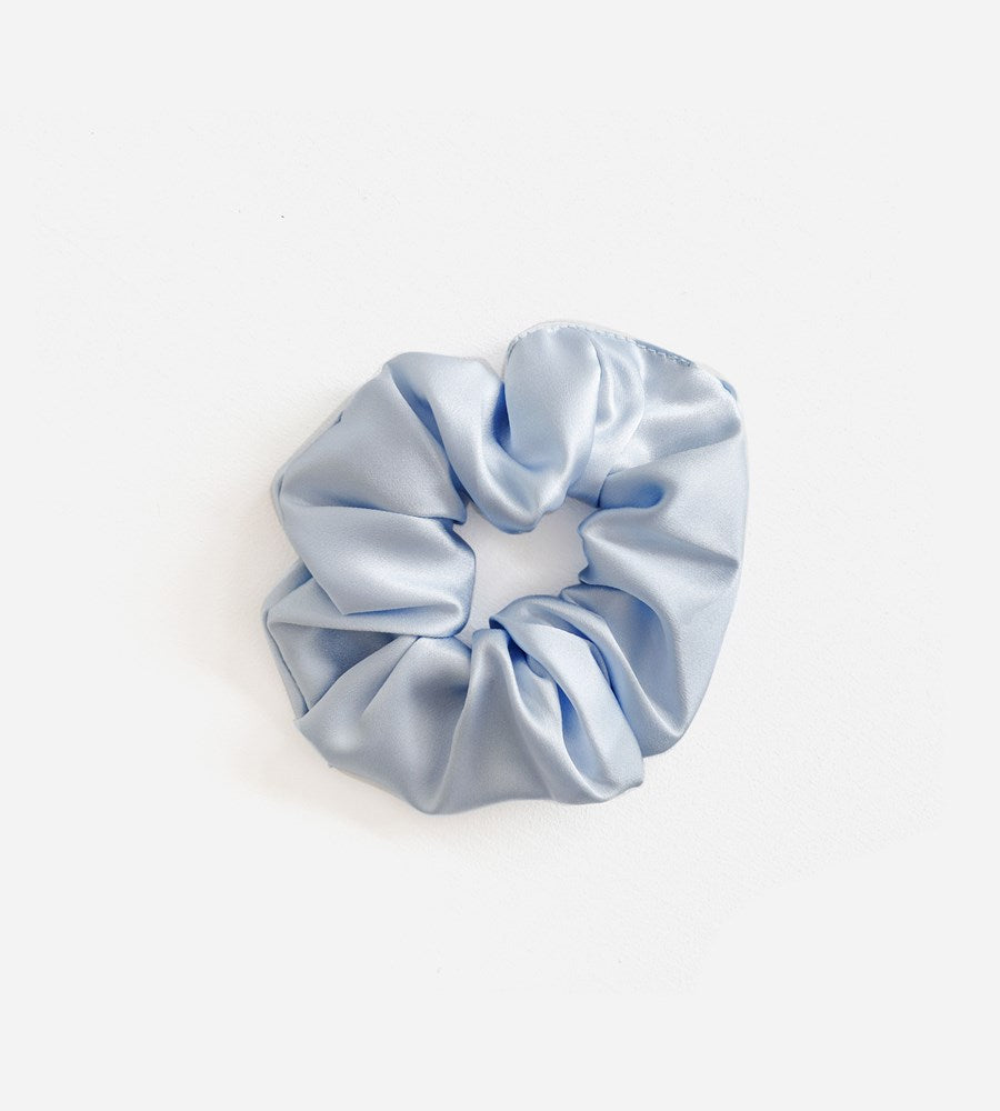 La Dailie | The Classic Silk Scrunchie | Sky