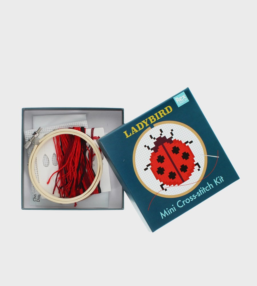 Ladybird Mini Cross-stitch Kit