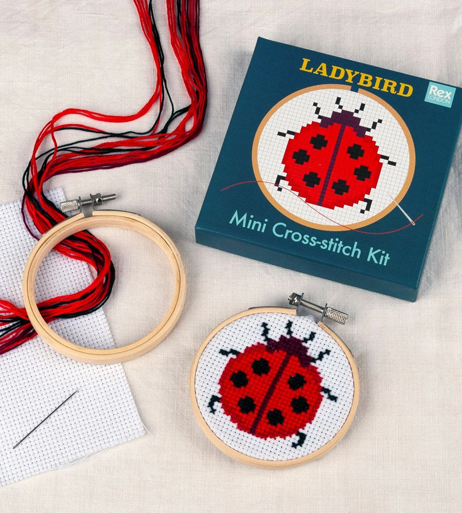 Ladybird Mini Cross-stitch Kit