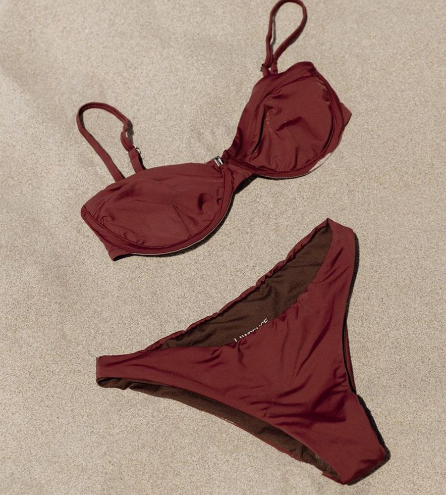 Lawrence | Oro Bottom | Rich Brown & Deep Red