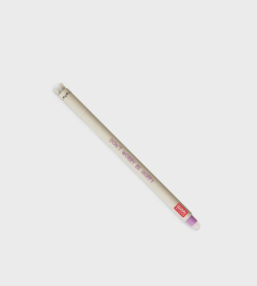 Legami Erasable Gel Pen | Bunny | Purple Ink