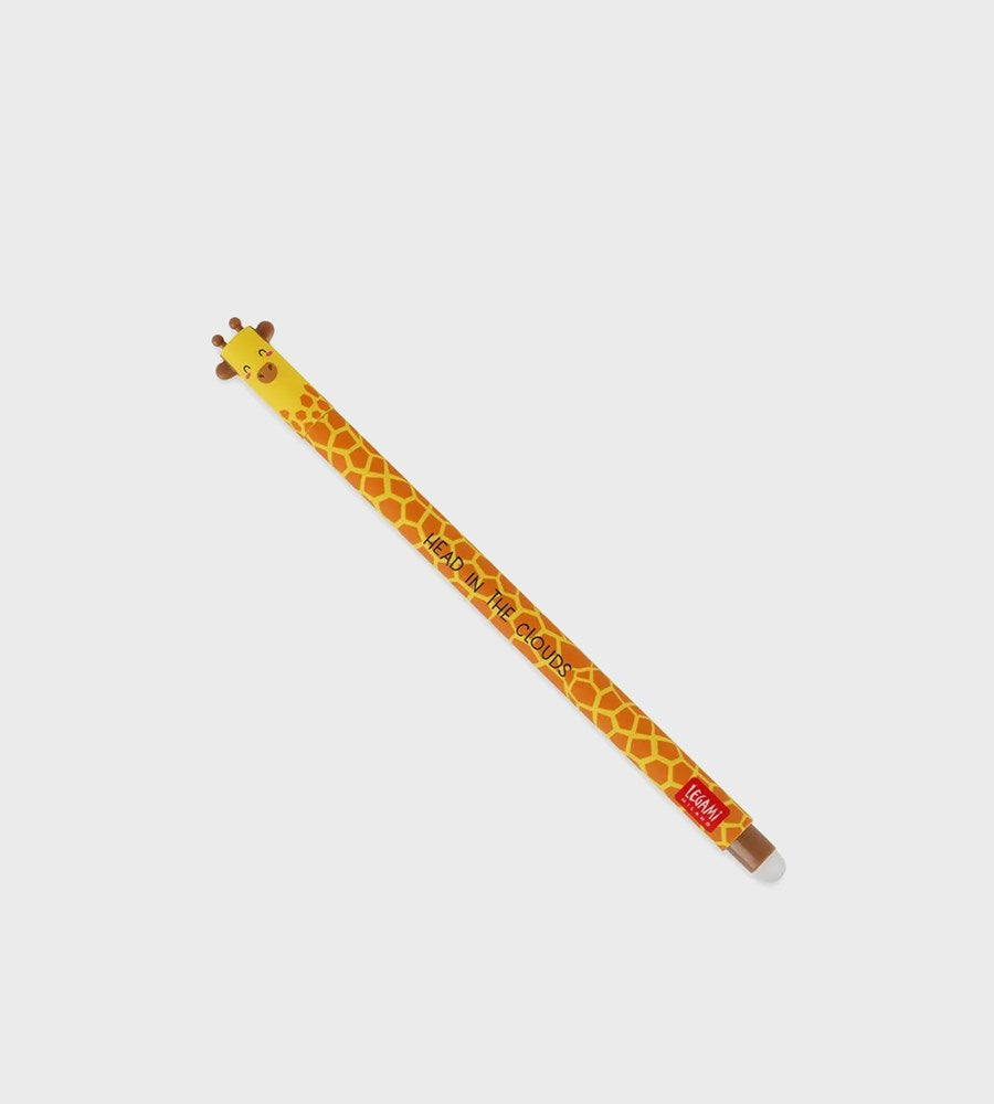 Legami Erasable Gel Pen | Giraffe | Black Ink