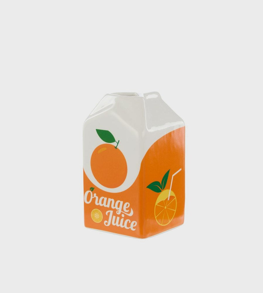 Lewis Orange Juice Carton Vase