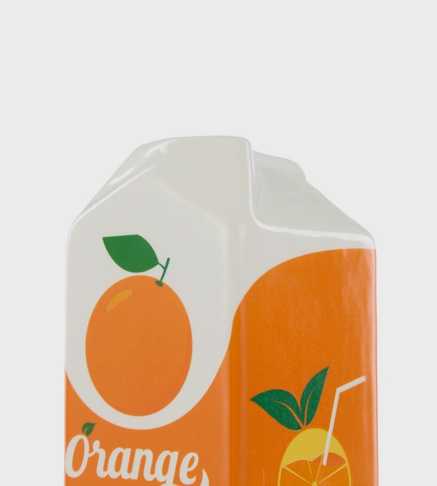 Lewis Orange Juice Carton Vase