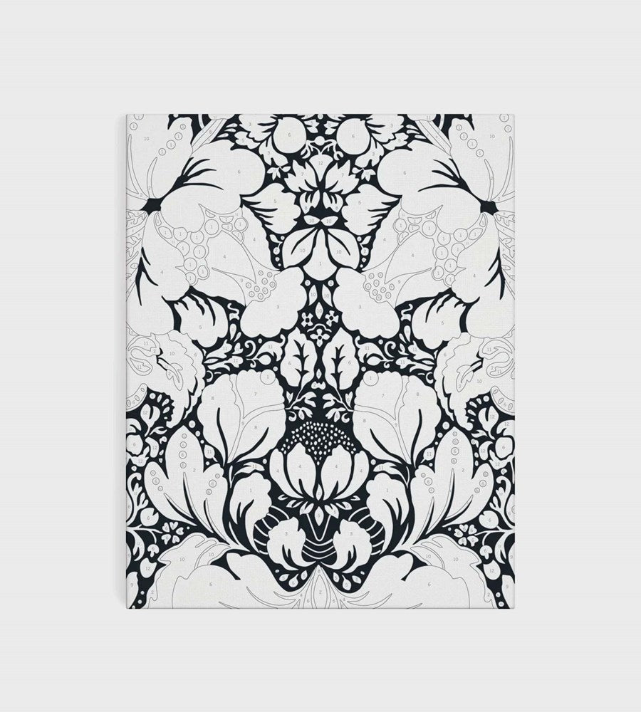 Floral patterned product on a white background