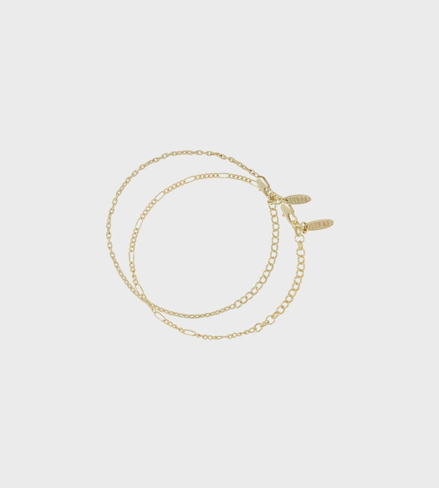 Luv AJ x Commonplace | Classico Anklet Set