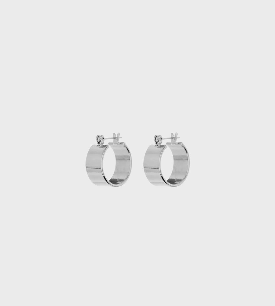 Luv AJ Positano Hoops Silver