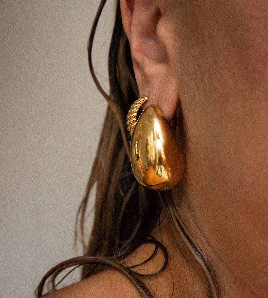 Luv AJ Gia Hoops | Gold