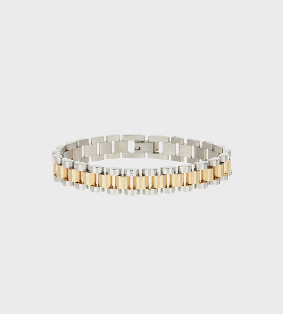 Luv AJ Two-toned Timepiece Bracelet