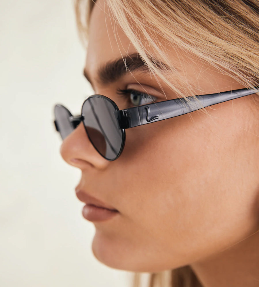 Luv Lou Sunglasses | The Boston | Black