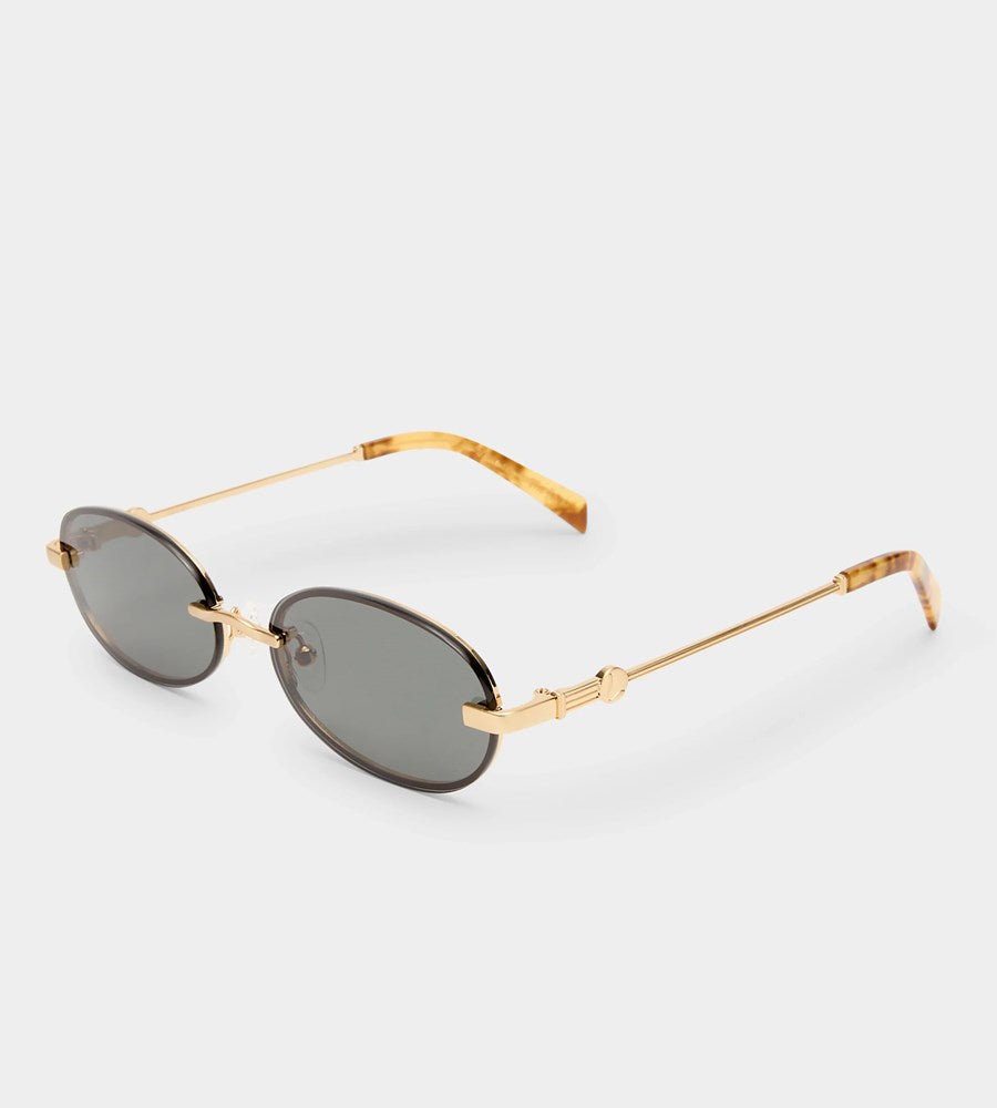 Luv Lou Sunglasses | The Jean | Brushed gold