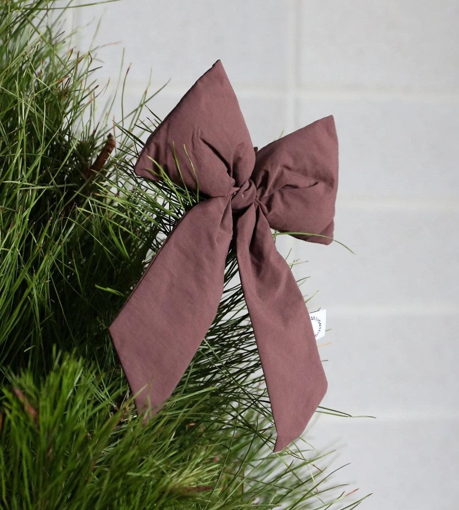 Luva Christmas Tree Bow  | Burgundy | 24cm
