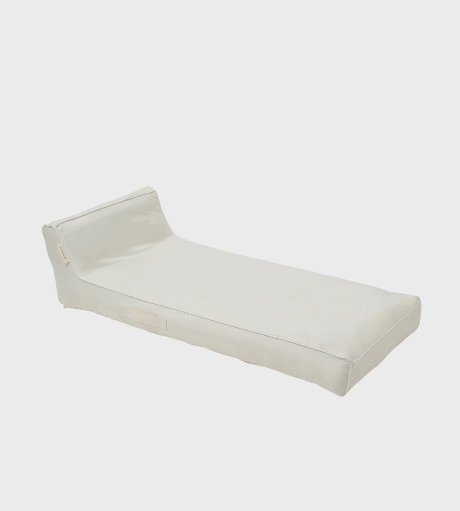 White cushion on a white background