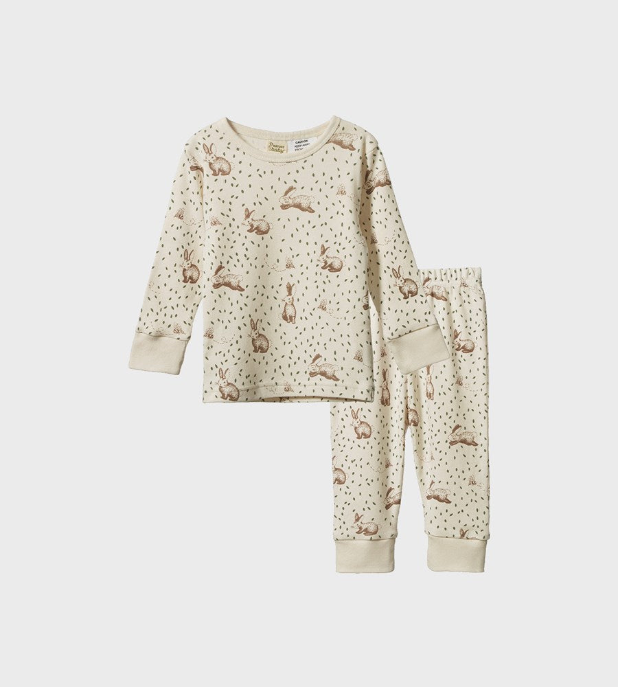 Nature Baby | 2PC Long Sleeve Pyjamas | Rabbitty Print