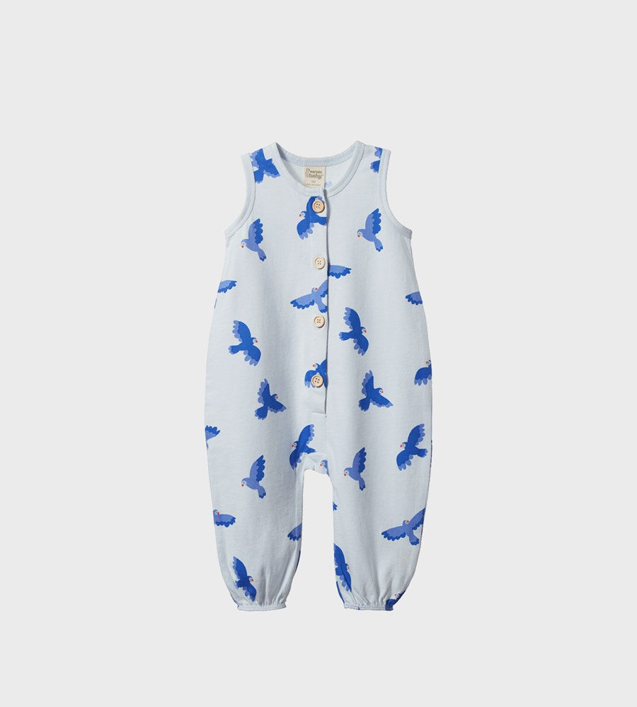 Nature Baby I August Suit I Songbird Print