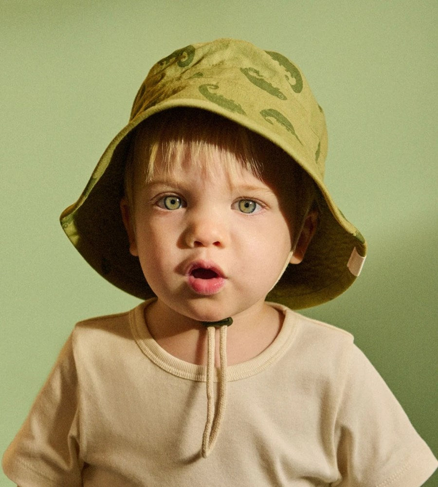 Nature Baby I Bucket Sunhat I Chameleon Print