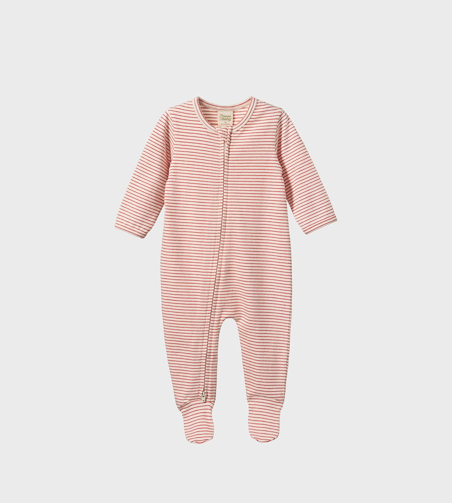 Nature Baby | Dreamlands Suit | Red Pinstripe