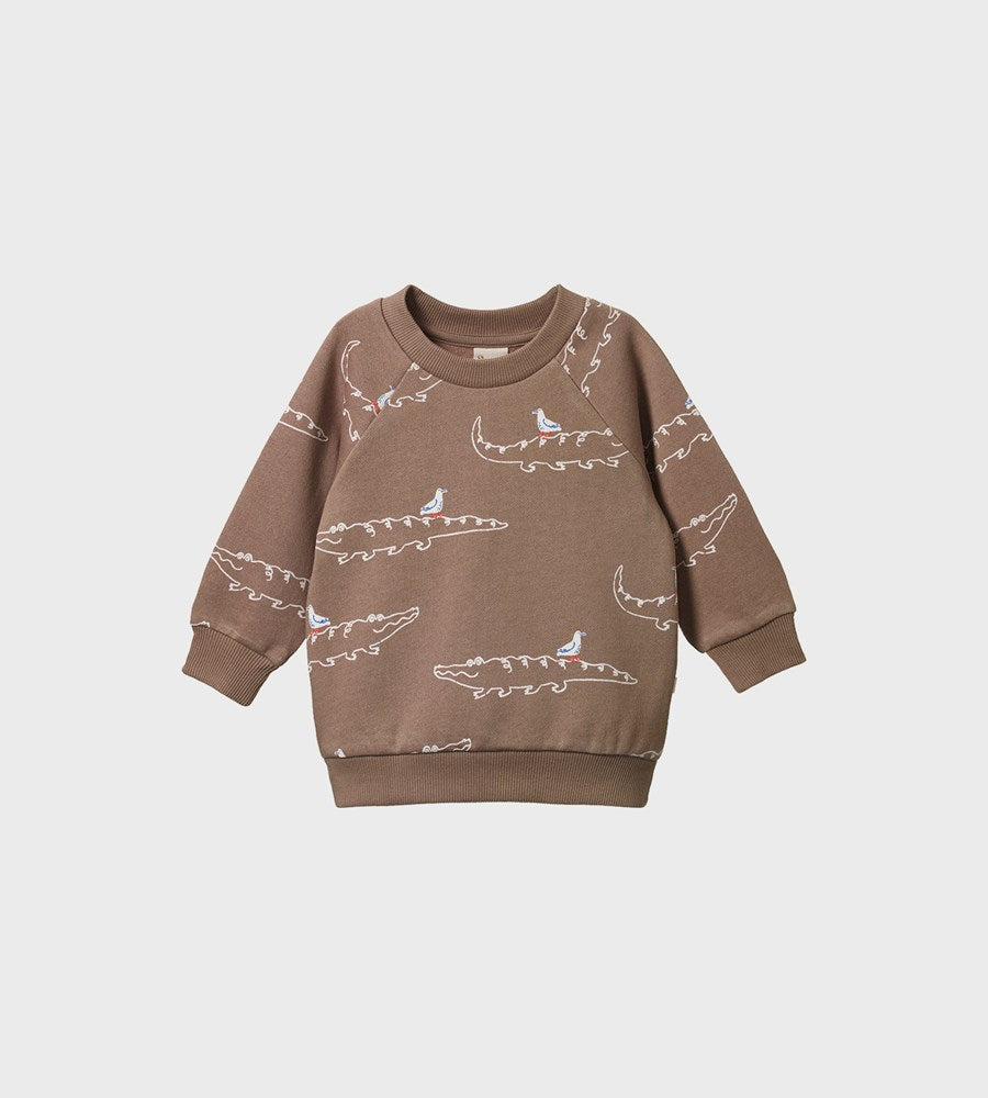 Nature Baby | Emerson Sweater | Curious Crocodiles