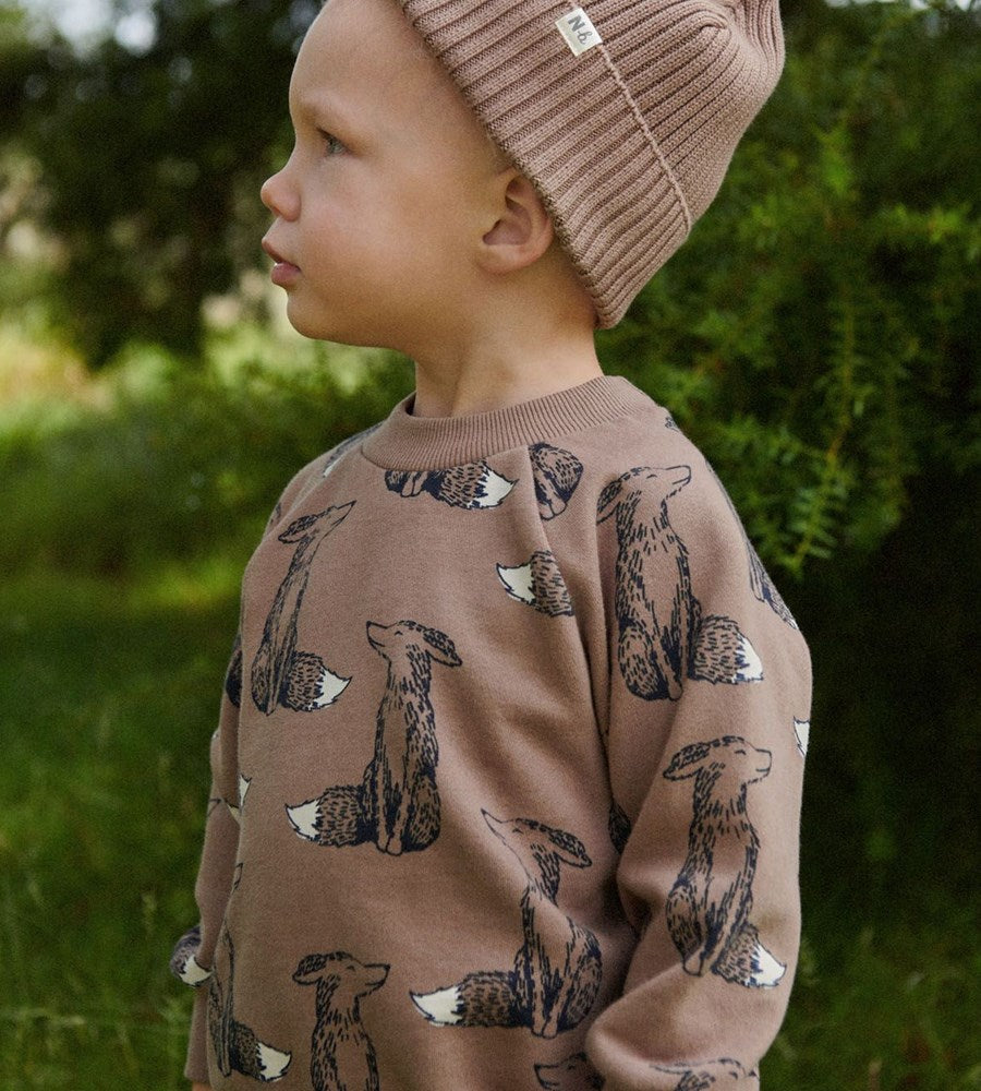 Nature Baby | Emerson Sweater | Foxy Cub Print