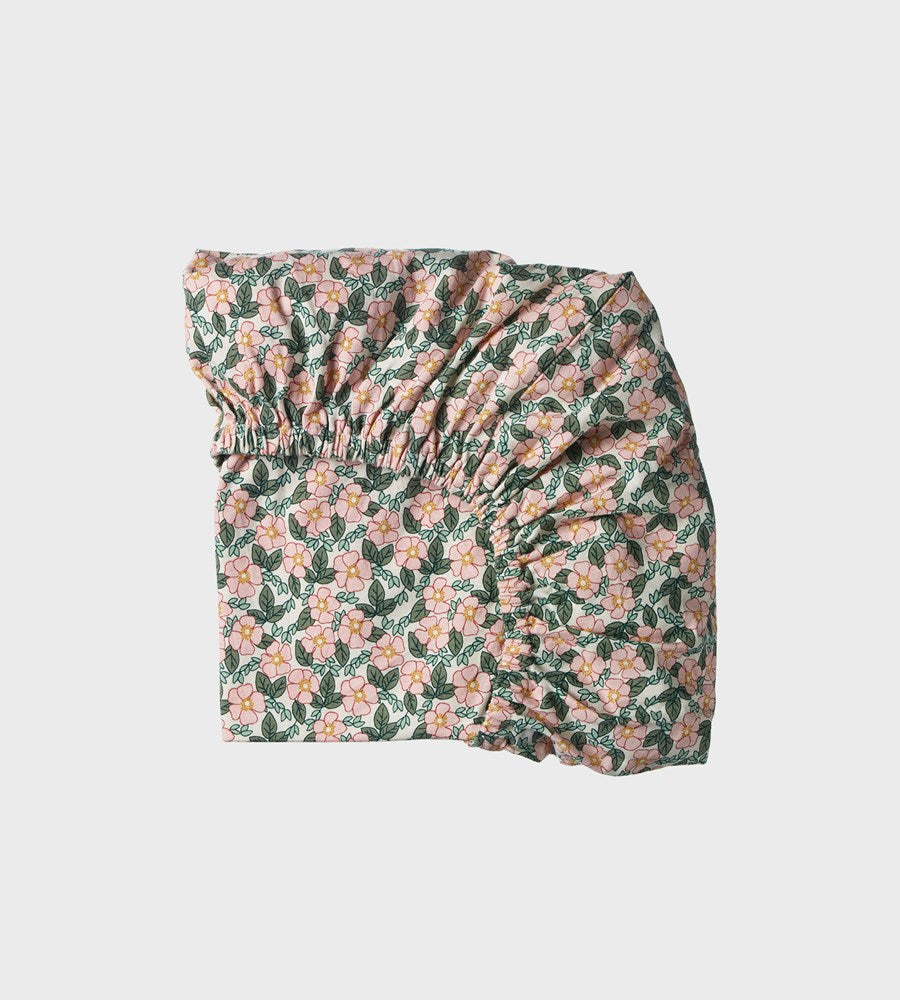 Nature Baby | Fitted Sheet | Bassinet | Garland Print