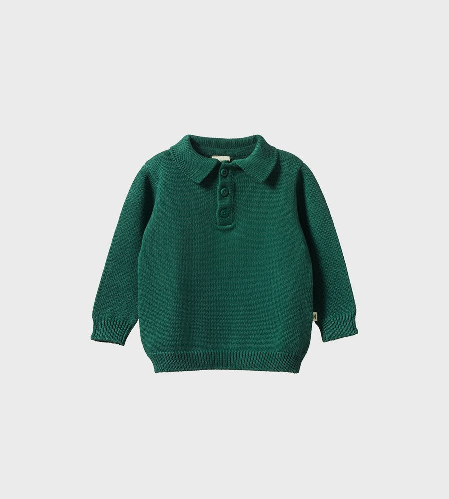 Nature Baby I Grandpa Jumper I Pine