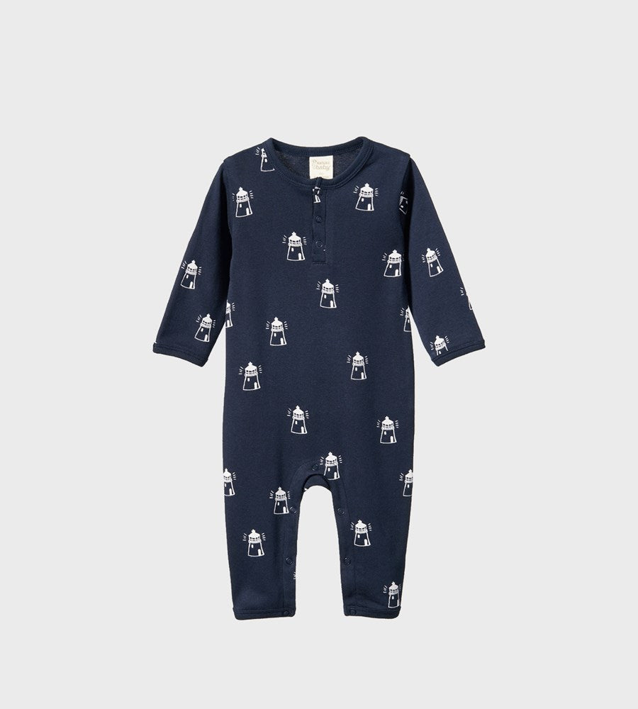 Nature Baby | Henely Pyjama Suit | Lighthouse Print