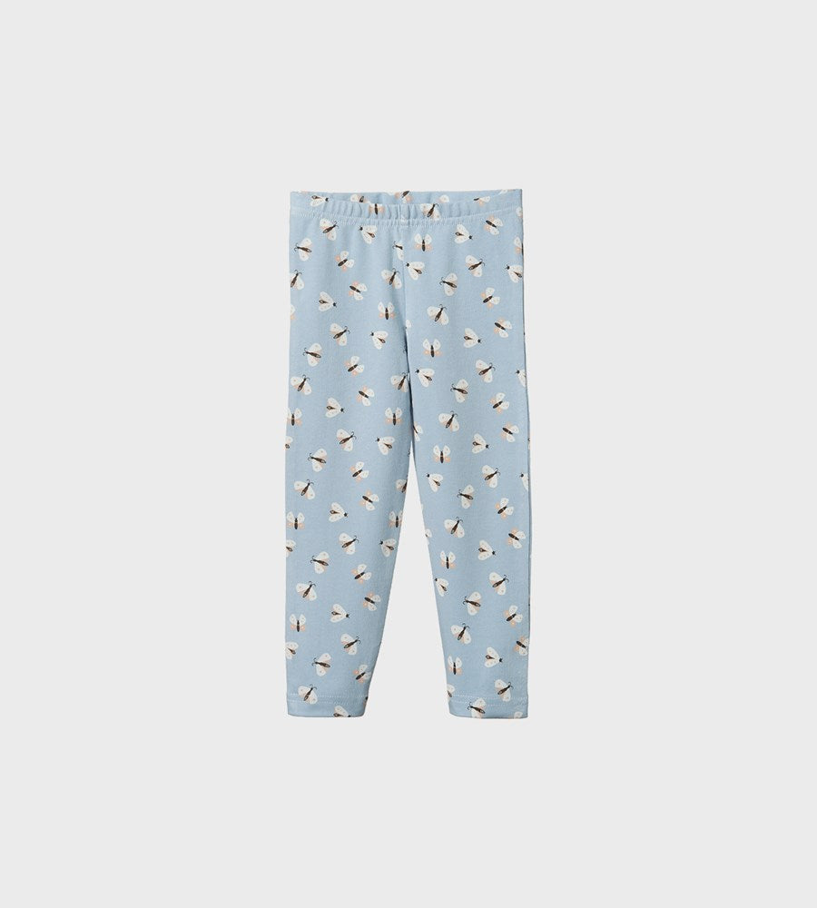 Nature Baby I Leggings I Butterfly Dance Blue Print