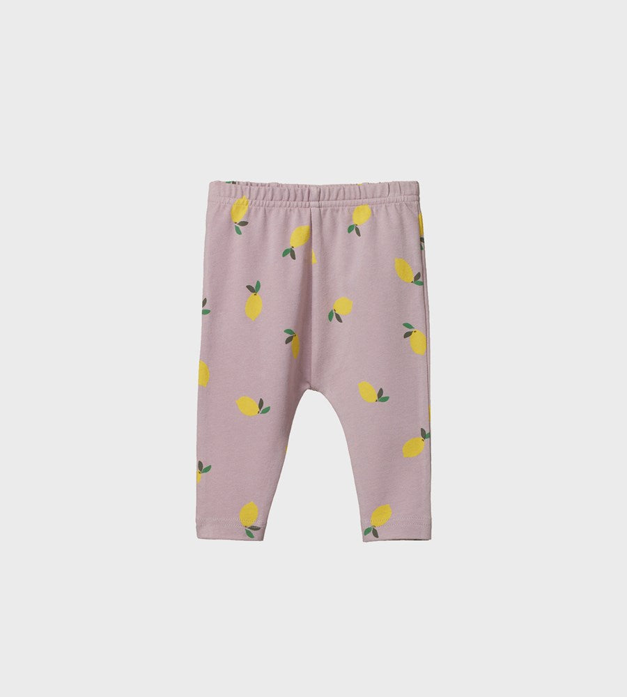 Nature Baby I Leggings I Lilac Lemon Print