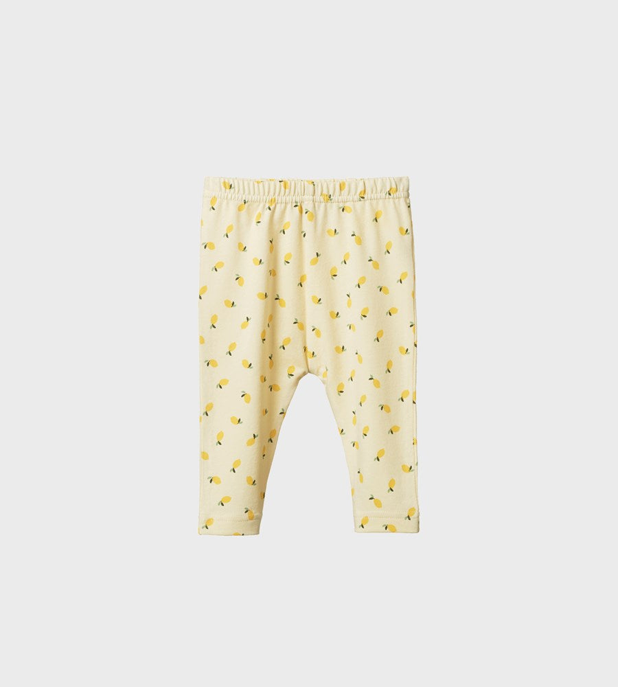 Nature Baby I Leggings I Little Lemon Cream Print