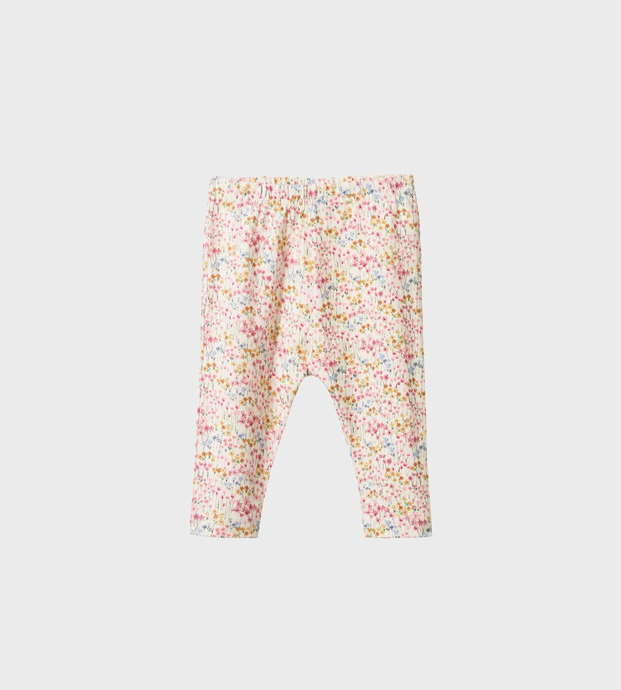 Nature Baby Leggings Wildflower Mountain Print