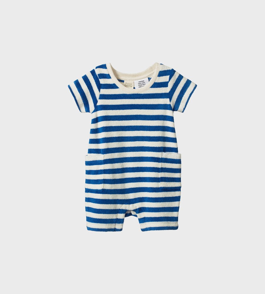 Nature Baby I Ocean Suit I Mariner Stripe