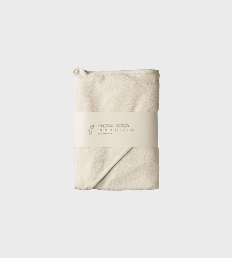 Nature Baby I Organic Cotton Hooded Towel I Natural