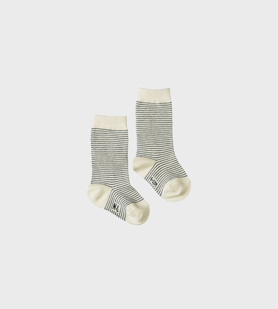 Nature Baby | Organic Cotton Socks | Navy Stripe