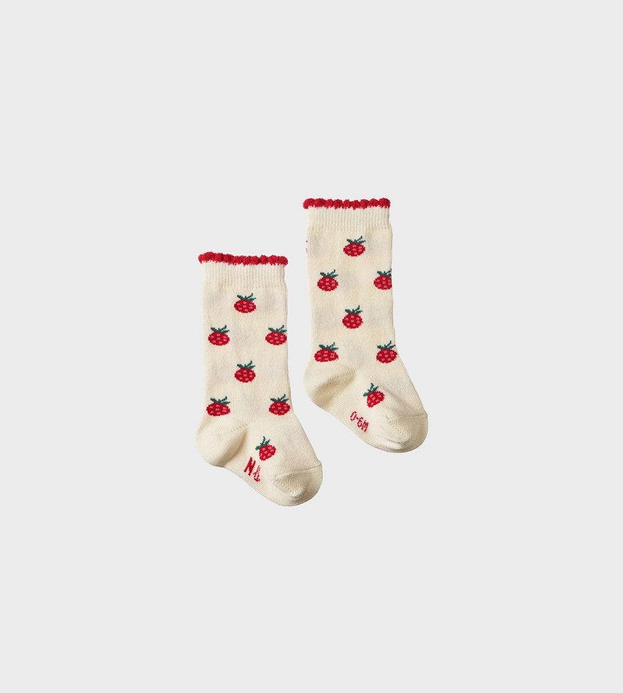 Nature Baby I Organic Cotton Socks I Raspberries