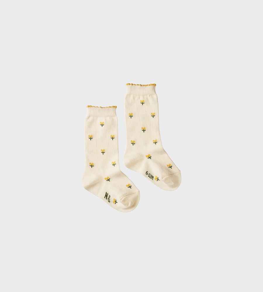 Nature Baby | Organic Cotton Socks | Tulips